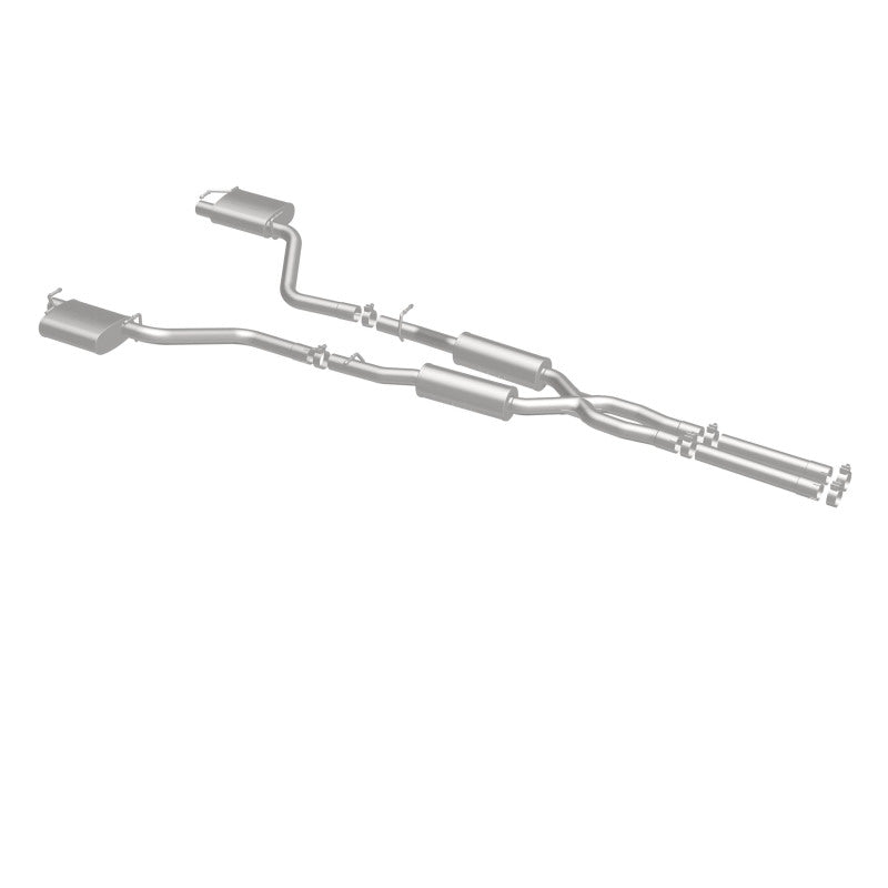 Magnaflow Cat-Back SS 2.5in Dual Split Rear Exit OEM Tips for 15-16 Dodge Charger Chrysler 300 5.7L V8 - OneFastShop