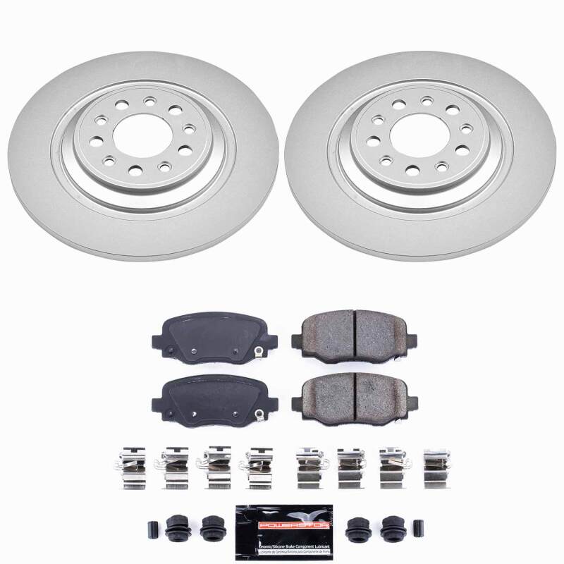 PowerStop Z23 Rear Coated Brake Kit - Jeep Cherokee 2014-2023