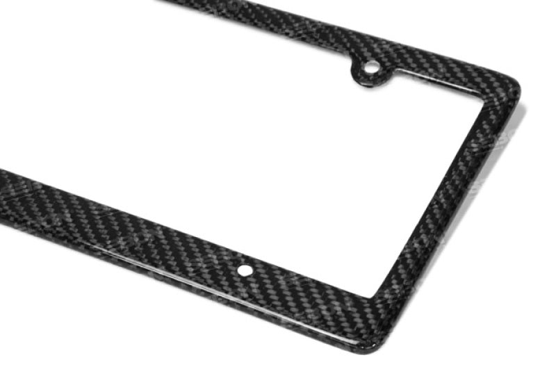 Seibon Carbon Fiber License Plate Frame - 4 Holes - Universal