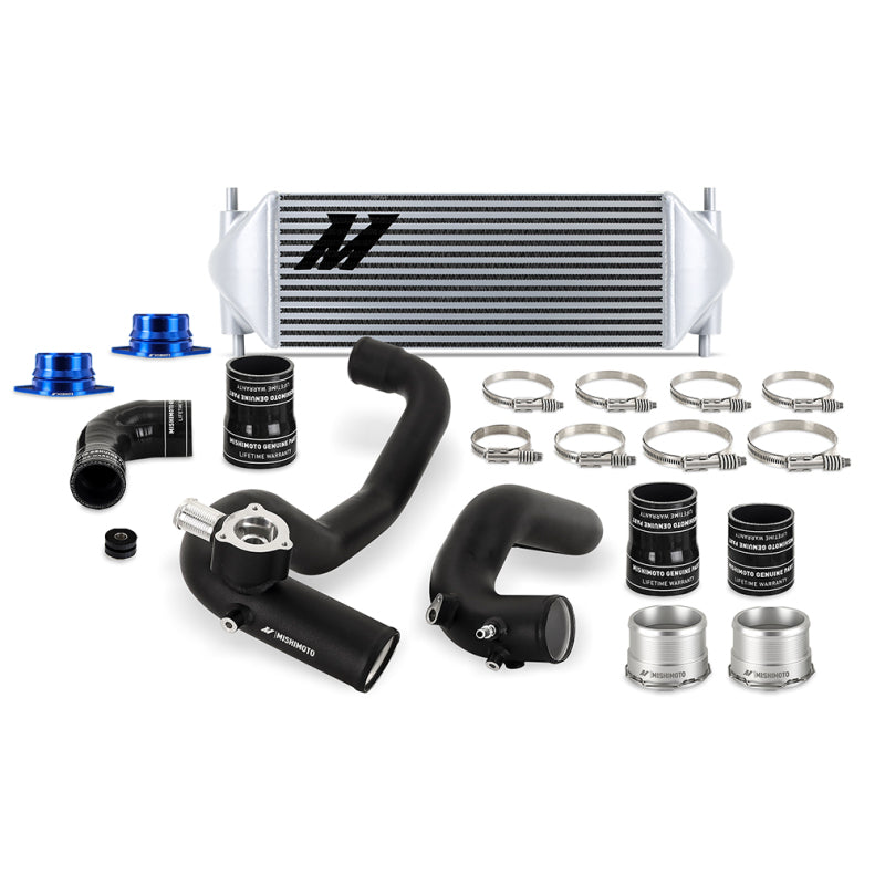 Mishimoto Intercooler Kit - Ford Bronco 2.3L 2021-2026 - Black Pipes/Silver Core
