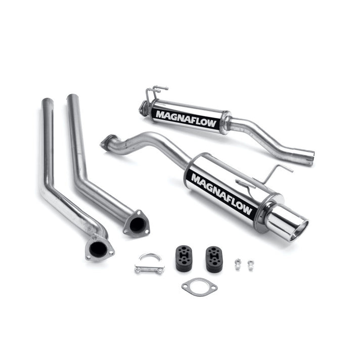 Magnaflow Street Series Cat-Back Exhaust System for 02-03 Acura RSX with 4in. Tip - OneFastShop