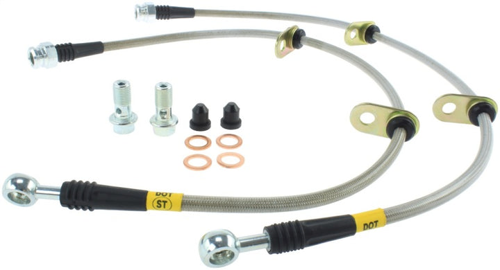 StopTech Stainless Steel Brake Lines for 90-93 Acura Integra and 90-91 Honda CRX Si - OneFastShop