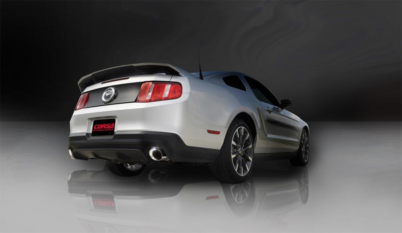 Corsa Polished Xtreme Axle-Back Exhaust for 2011-2014 Ford Mustang GT/Boss 302 5.0L V8