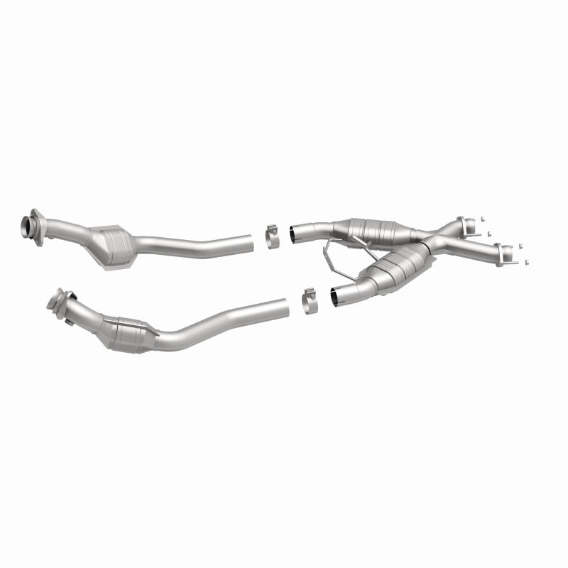 Magnaflow Conv DF Mustang X-Pipe 94-95 Street Direct-Fit for 1994-1995 Ford Mustang GT GTS SVT Cobra