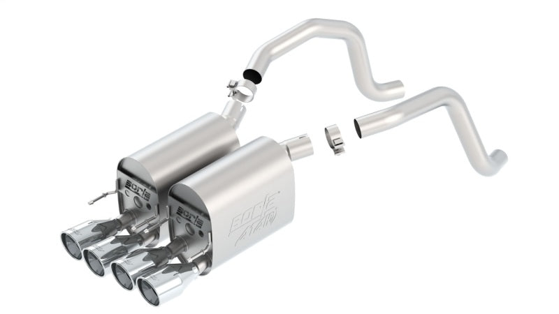 Borla Aggressive ATAK Rear Section Exhaust for 05-08 Chevrolet Corvette 6.0L/6.2L 8cyl