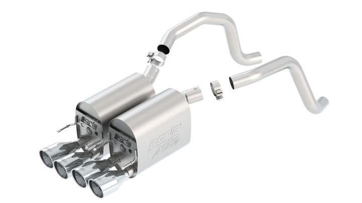 Borla Aggressive ATAK Rear Section Exhaust for 05-08 Chevrolet Corvette 6.0L/6.2L 8cyl