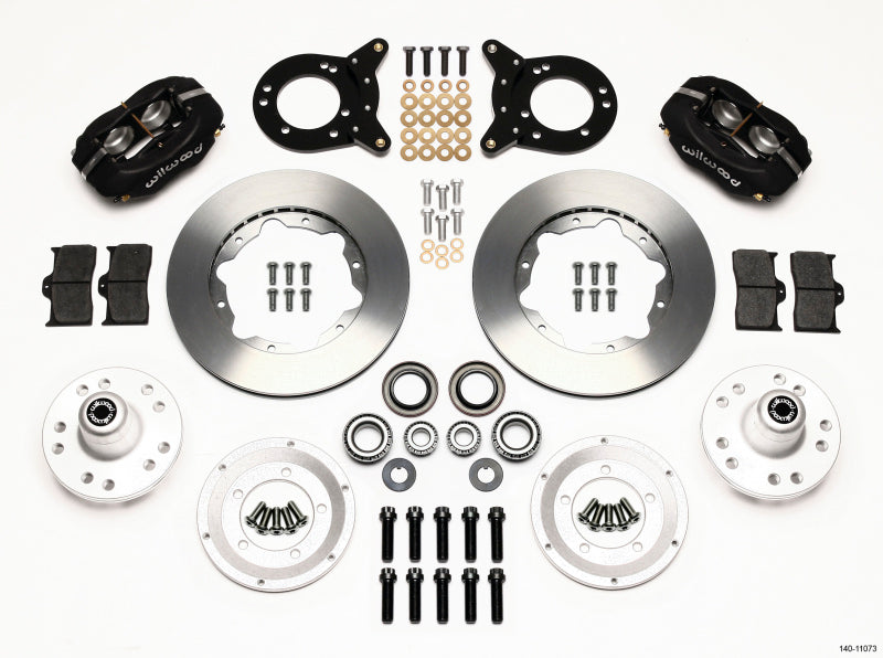 Wilwood Forged Dynalite Front Kit 11.00in for 1970-1973 Mustang Disc & Drum Spindle - OneFastShop