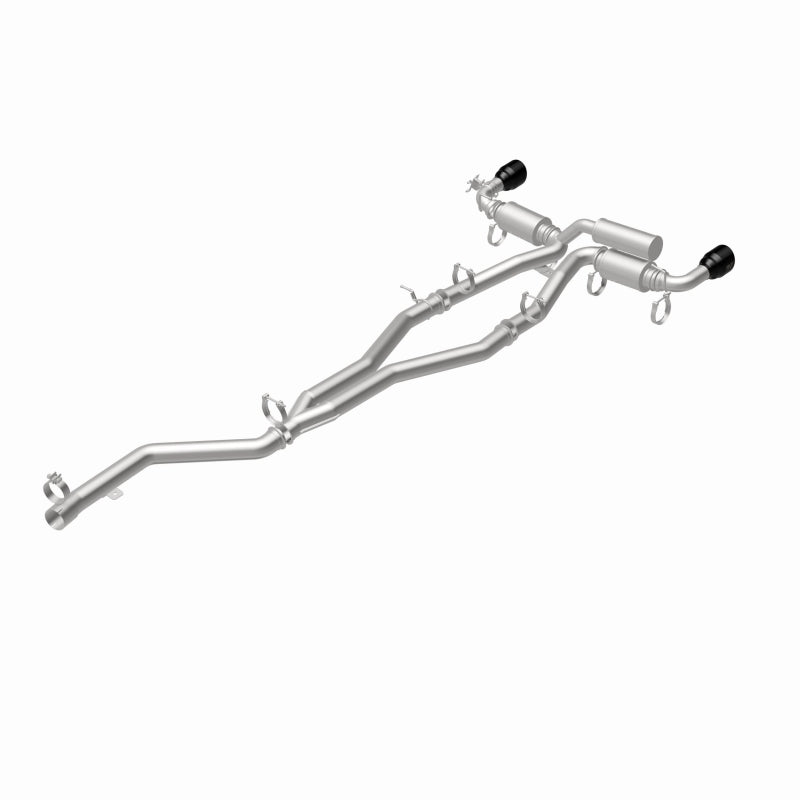 MagnaFlow SPEQ Series Cat-Back Exhaust System with Black Chrome Tips for 2020+ Toyota Supra - OneFastShop