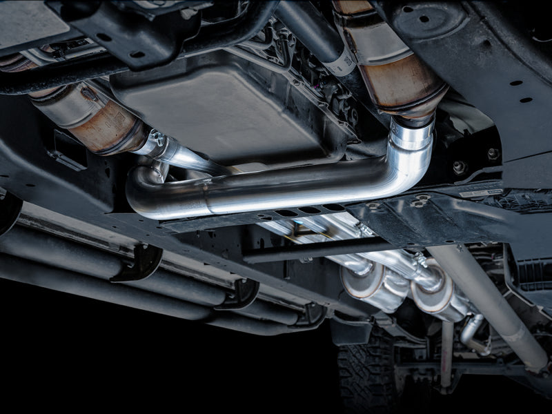 AWE Tuning 0FG Catback Exhaust System - 4th Gen GM 1500 6.2L - Quad Chrome Tips