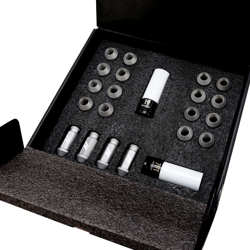 Mishimoto M14x1.5 Steel Locking Lug Nuts Black (20 Pack) - OneFastShop