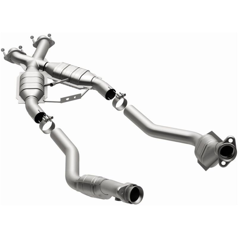 Magnaflow Conv DF Mustang X-Pipe 94-95 Street Direct-Fit for 1994-1995 Ford Mustang GT GTS SVT Cobra