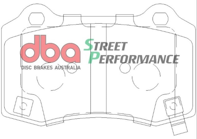 DBA SP500 Rear Brake Pads for 2010 Chevrolet Camaro SS - OneFastShop