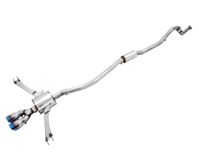 AWE Touring Edition Cat-Back Exhaust - Honda Civic Si 2017-2020 - Dual Vapor Blue Tips