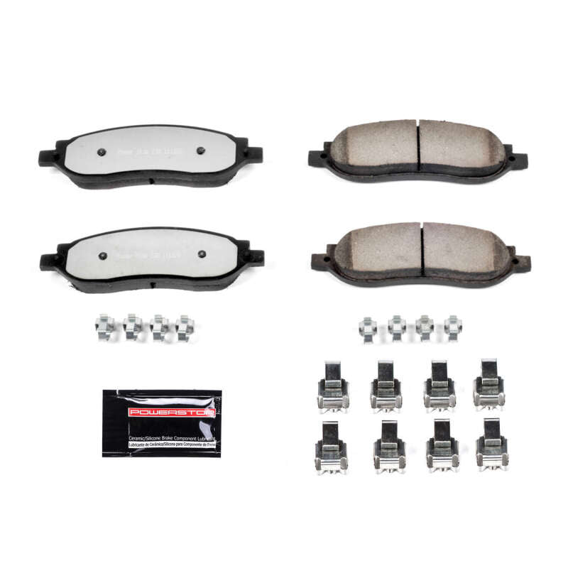 PowerStop Z36 Truck & Tow Rear Brake Pads with Hardware - Ford F-250 / F-350 Super Duty 2005-2007