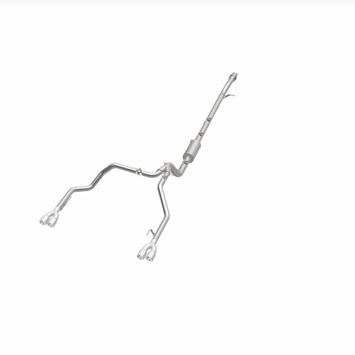 Magnaflow Street Series Quad Split Rear Exhaust for 2019-2024 Chevy Silverado 1500 V8 5.3L with Polished Tips