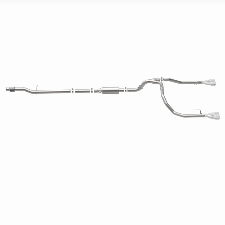 Magnaflow Street Series Quad Split Rear Exhaust for 2019-2024 Chevy Silverado 1500 V8 5.3L with Polished Tips