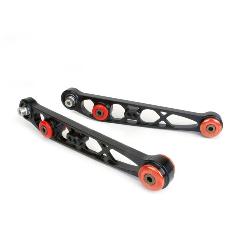 Skunk2 Honda/Acura EG/DC Ultra Series Rear Lower Control Arm Set - Black for 1988-2001 Civic, CRX, Integra