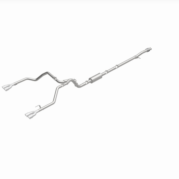 Magnaflow Street Series Quad Split Rear Exhaust for 2019-2024 Chevy Silverado 1500 V8 5.3L with Polished Tips