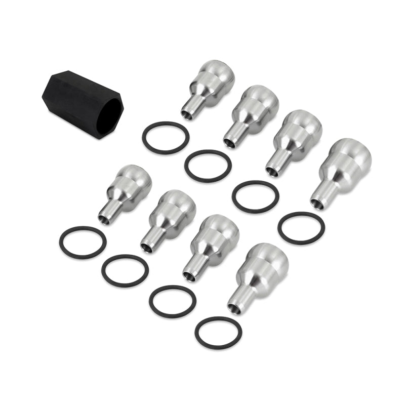 Mishimoto Oil Rail Ball Tubes Ford 2004.5-2007 6.0L - OneFastShop