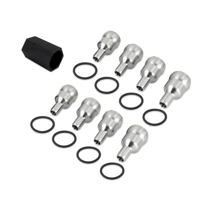 Mishimoto Oil Rail Ball Tubes Ford 2004.5-2007 6.0L - OneFastShop