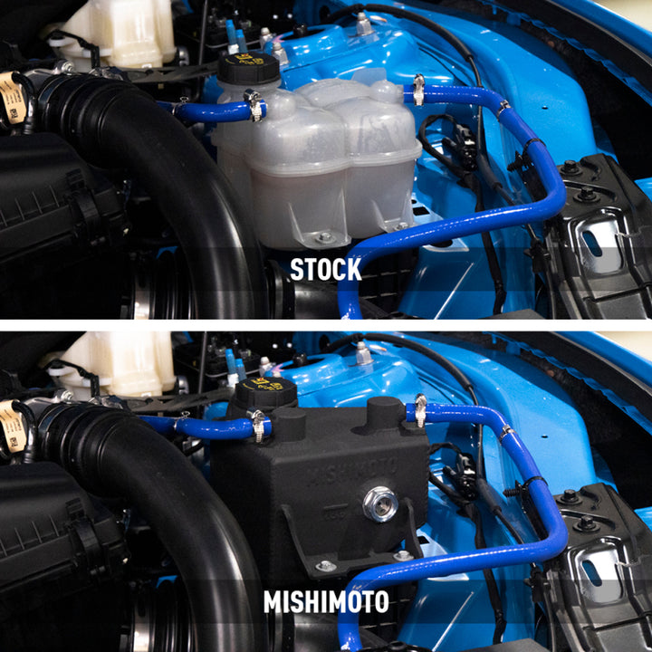 Mishimoto Coolant Expansion Tank - Polished for 2024+ Ford Mustang V8/2.3L EcoBoost - OneFastShop