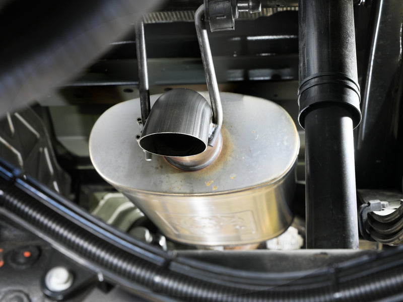 aFe Rock Basher 3in Turn Down Cat-Back Exhaust - Chevrolet Colorado / GMC Canyon 2.7L 2023-2026, image 2