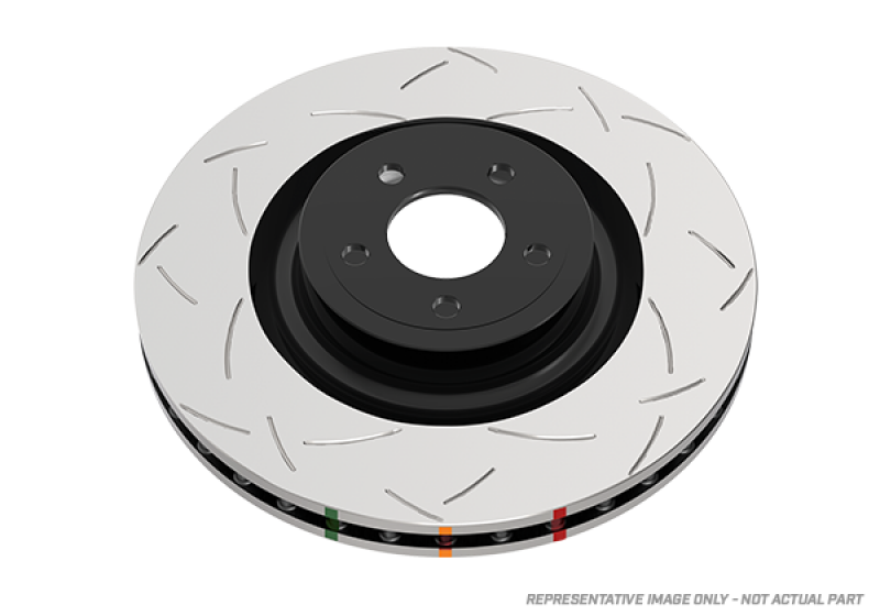 DBA Rear Slotted 4000 Series Rotor T3 Slot Design for 2017+ Honda Civic Type R FK8 - OneFastShop