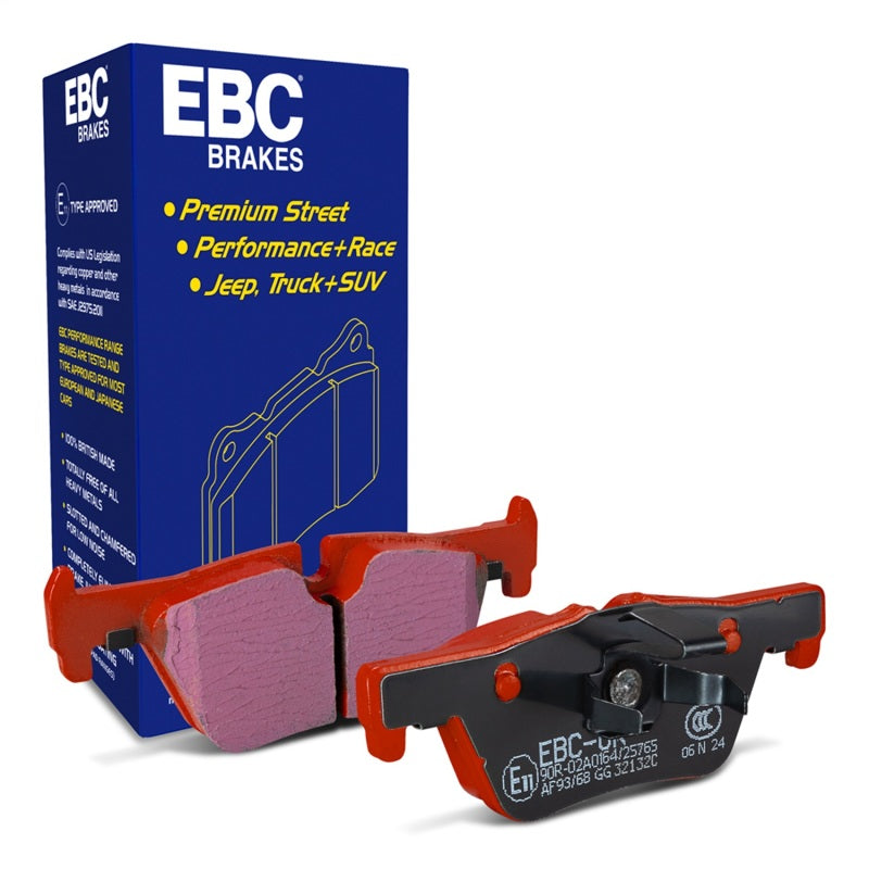 EBC Redstuff Rear Brake Pads for 14+ BMW 228 Coupe 2.0 Turbo ATE Calipers