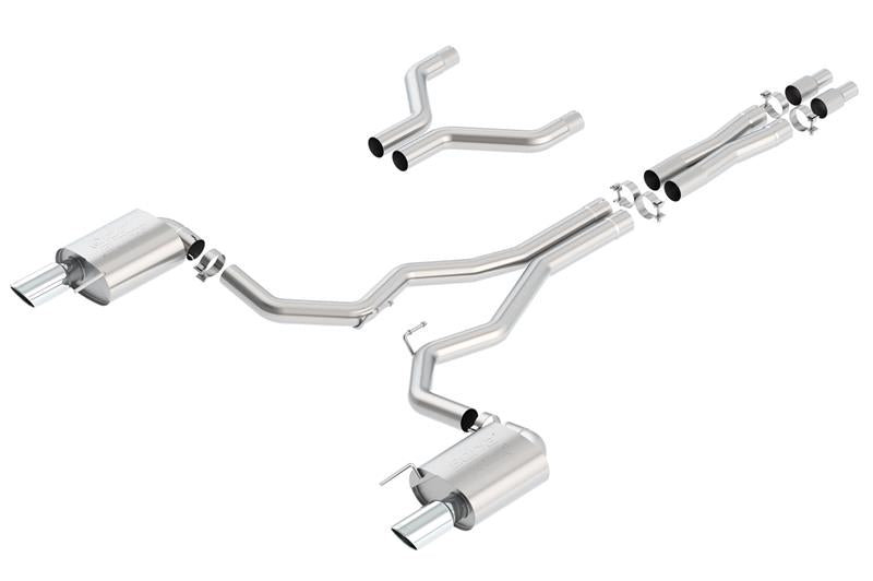 Borla ATAK Cat-Back Exhaust - Ford Mustang 2015-2017 (5.0L) - Chrome Tips (140630)