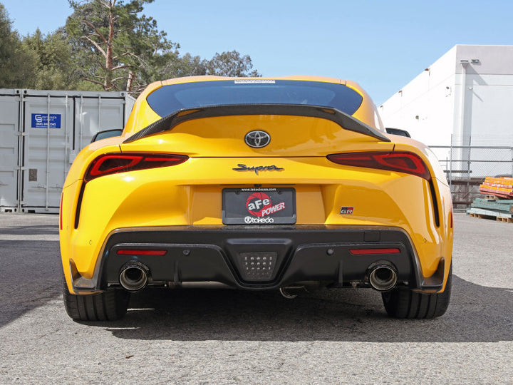 Afe Power Takeda Exhaust System with Carbon Tips for 2021 Toyota Supra 2.0L
