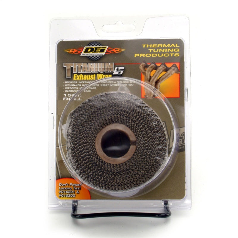 DEI Exhaust Wrap 2in x 15ft - Titanium.