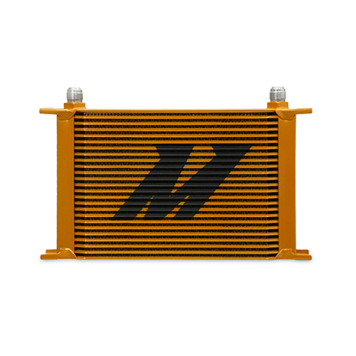 Mishimoto 25-Row Universal Oil Cooler - Gold for Ford Mustang GT, GT Premium, Bullitt, Mach 1 - OneFastShop