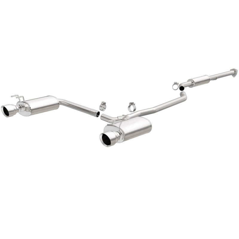 Magnaflow Street Series Cat-Back Exhaust System Honda Accord 3.5L V6 2.5in SS Dual Split Rear Polished Tip (2013-2017) - OneFastShop