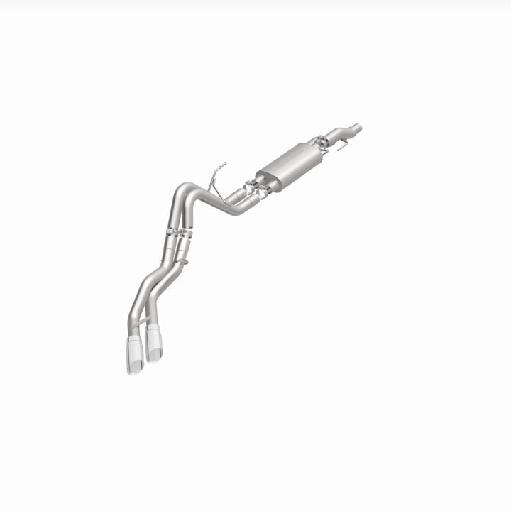 Magnaflow SS Catback Exhaust Dual Same Side Exit 3.5in Tips for 2011-2014 Ford F-150 3.7L 5.0L 6.2L - OneFastShop