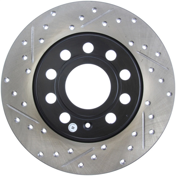 StopTech Slotted & Drilled Sport Brake Rotor for Audi, Volkswagen Models 2010-2022 - OneFastShop