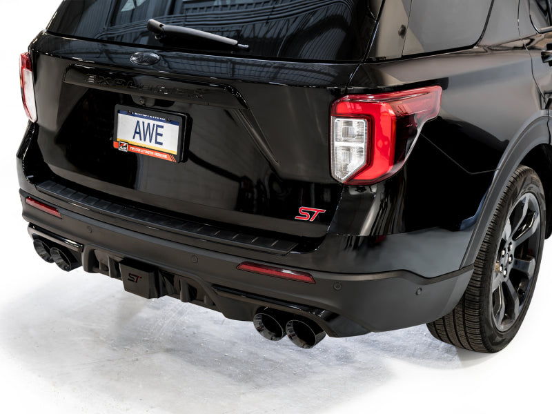 AWE Tuning Touring Edition Exhaust with Diamond Black Tips for 2020+ Ford Explorer ST
