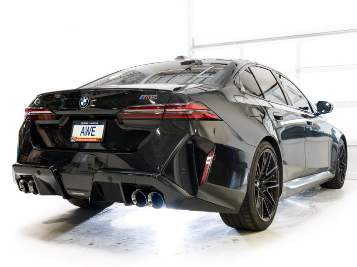 AWE Tuning BMW G90/G99 M5 Touring Edition Cat-Back Exhaust - Chrome Silver Tips