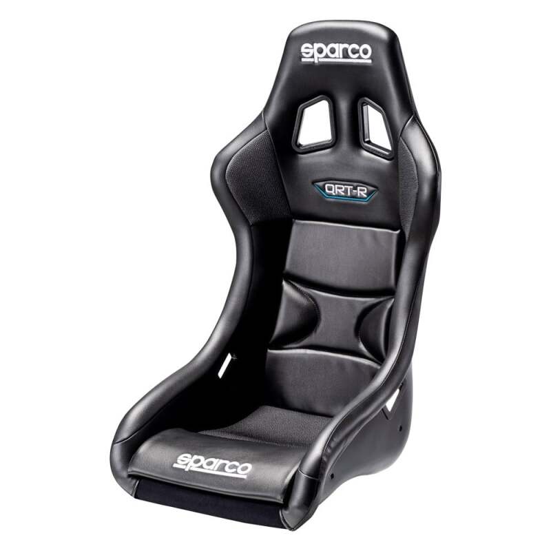 Sparco QRT-R Fiberglass Racing Seat - Black Vinyl