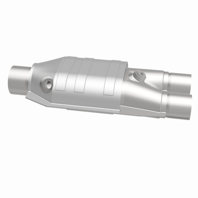 Magnaflow Universal Catalytic Converter 2.5 Inch Single Dual O2 Sensor Port Stainless Steel EPA Compliant