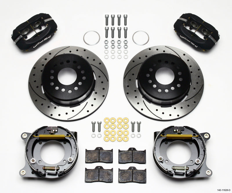 Wilwood Forged Dynalite P/S Park Brake Kit Drilled for Impala 59-64 and Corvette 57-62 - OneFastShop