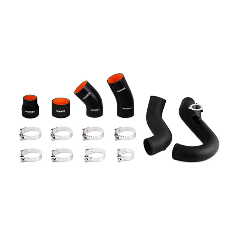 Mishimoto IC Wrinkle Black Pipe Boot Kit 2015-23 Mustang - OneFastShop