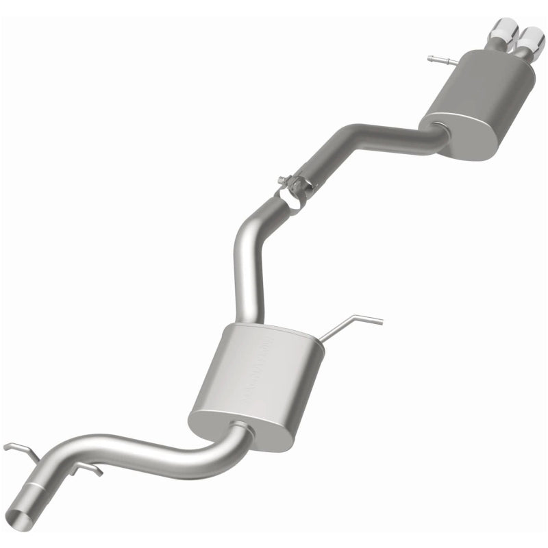 Magnaflow Cat Back Exhaust for 2012-2018 VW Jetta 2.0L Turbo Dual Straight D/S Rear Exit Performance System - OneFastShop