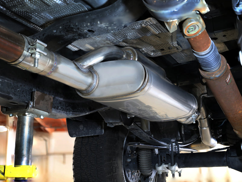 aFe Catback Exhaust 2.5in-3in Black Tip 2024 Ford Ranger - OneFastShop