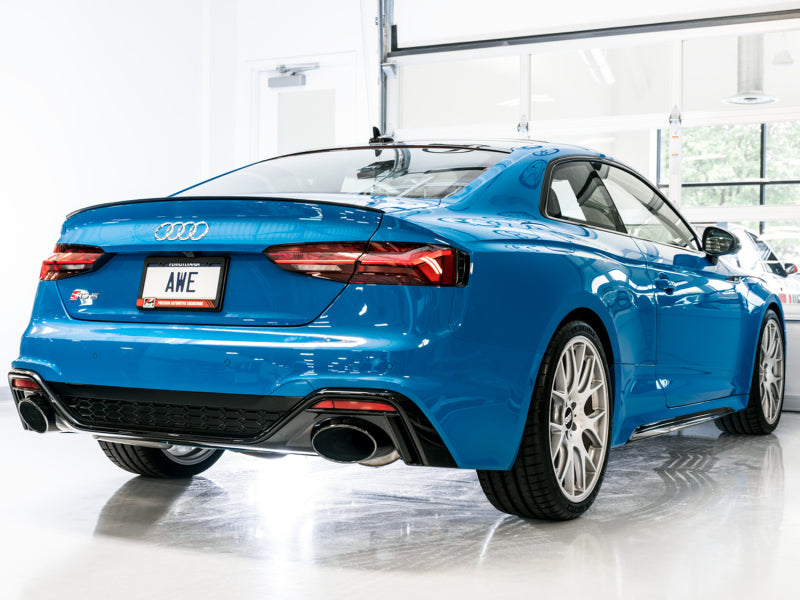AWE Tuning Audi B9.5 RS 5 Coupe Touring Exhaust Diamond Black Tips