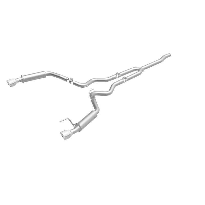 Magnaflow Cat-Back Exhaust 15-23 Ford Mustang 2.3L L4 Competition SS Dual Split Rear 4.5in Black Tips - OneFastShop