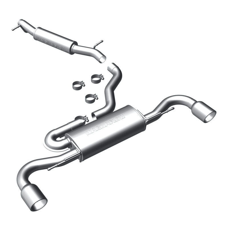MagnaFlow SYS Cat-Back Exhaust for 2008–2009 Audi TT Quattro 3.2L Comp - OneFastShop