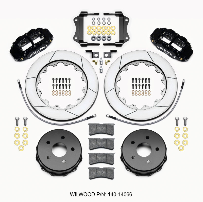 Wilwood Narrow Superlite 4R Rear Kit 14.00in for 2007-2015 Jeep JK