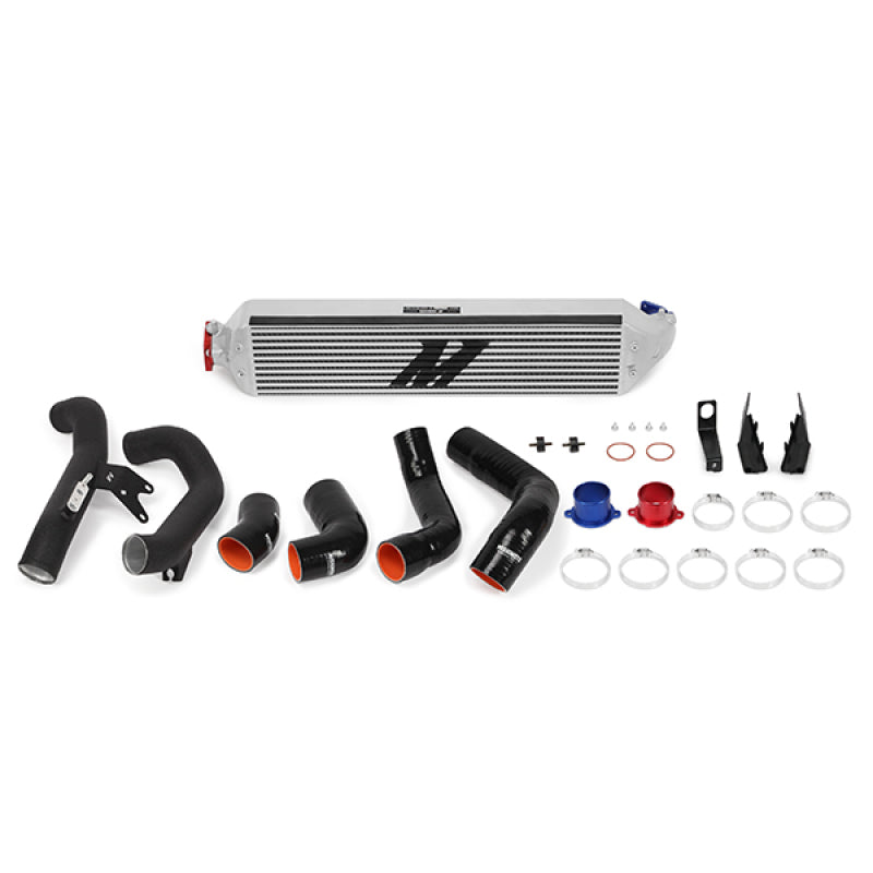 Mishimoto Intercooler Kit with Black Pipes - Honda Civic 1.5T / Honda Civic Si 2016-2021 - Silver