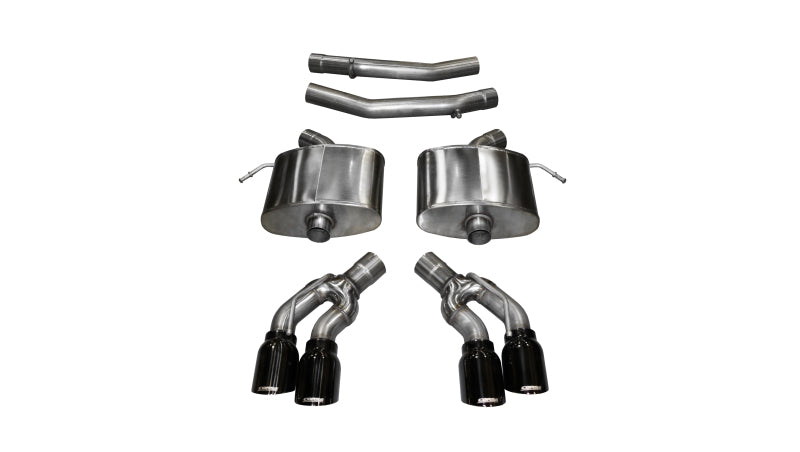 CORSA Xtreme Axle-Back Exhaust - Cadillac CTS-V 2016-2019 - Black Tips