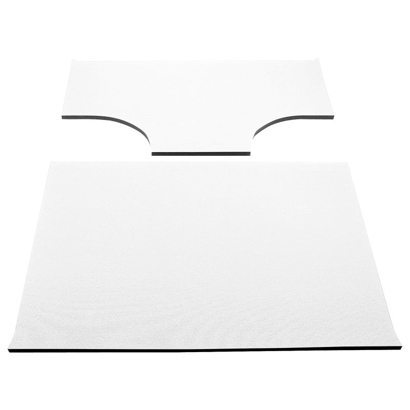 DEI Boom Mat White Headliner - Jeep Wrangler TJ with Speaker Pods 2003-2006